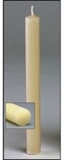 100% Beeswax Candle - 7/8 x 12" (24/box)