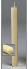 100% Beeswax Altar Candle - 7/8 x 8" (36/box)