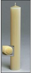 100% Beeswax Candle - 1.5" X 9" (12/pack)