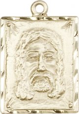 Holy Face Image Gold-Filled Medal