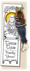 Catholic Coloring Posters Deluxe Totus Tuus