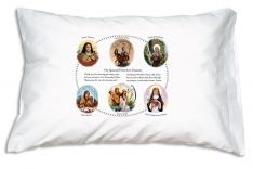 Circle of Friends: Saintly Sisters Prayer Pillowcase - Organic Cotton