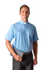 2400 Sky Blue SS Tab Shirt