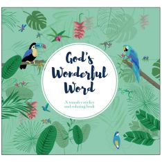 God's Wonderful Word: A transfer sticker and coloring book