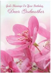 Birthday Card for Godmother: Pack of 6 or 12