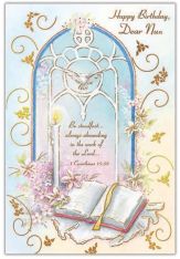 Happy Birthday Nun - Birthday Card - Pack of 6 or 12