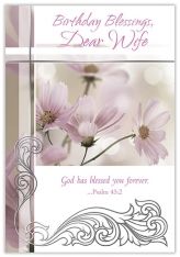 Birthday Blessings Wife - Birthday Card