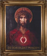 For God So Loved the World Museum Framed Canvas