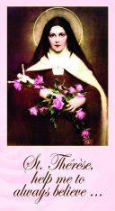 St. Thérèse of Lisieux Prayer Card - 1000 Pack