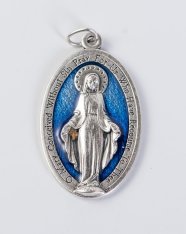 Blue Miraculous Medal 1.5"