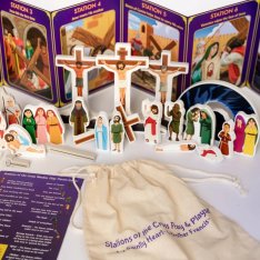 Stations of the Cross Pray and Play Set - By Saintly Heart & Brother Francis
