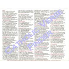 Catholic Bible Verse Finder (Catholic Scripture Cheat Sheet)