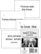 First Form Latin Vocabulary Flashcards Second Edition