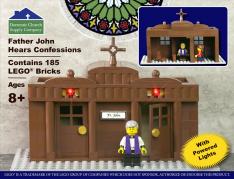 Father John Hears Confession - Custom LEGO Kit