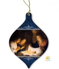 Nativity Wood Ornament