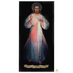 Divine Mercy (Vilnius) Rustic Wood Plaque