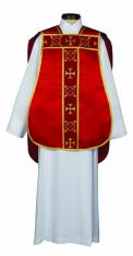 Latin Mass Roman Chasuble - Red