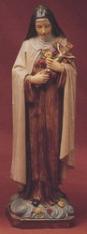 10" St. Therese Resin Statue