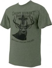 St. Hubert Hunt Club T-Shirt. Color: Heather Green. Sz: 3XL