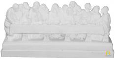 White Last Supper Statue (No Base) cm.20- 8"