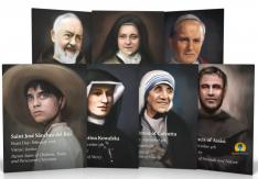 Signs of Grace: You Are Forgiven - Saint Prayer Cards (10 packs of 7)