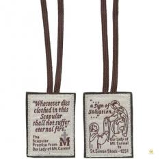 Brown Felt Scapular