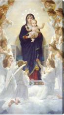 Queen of the Angels 10" x 18" Canvas Print