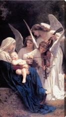 Song of Angels 10" x 18" Canvas Print