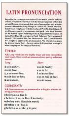 Latin Pronunciation Guide