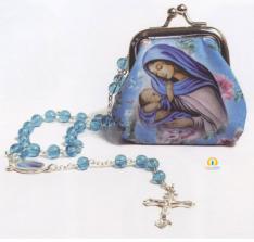 Mother and Child Purse with Rosary