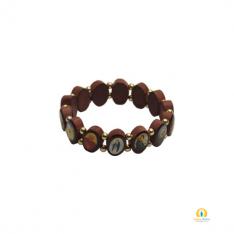 Multi-Saints Wood Elastic Bracelet Classic Model Small Fit