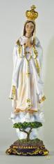 Our Lady of Fatima Colour Statue 12"