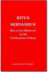 Ritus Servandus (W. Errata Sheet)