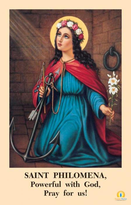 Saint Philomena Novena Prayercard (Pack of 100)