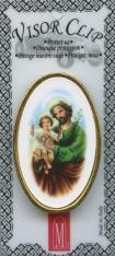 St. Joseph Visor Clip mm.50 - 2"