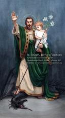 Prayer to St. Joseph Terror of Demons Prayer Card - 10 pack