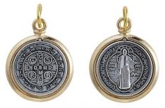 Two-Tone St. Benedict Medal (Single Medal)